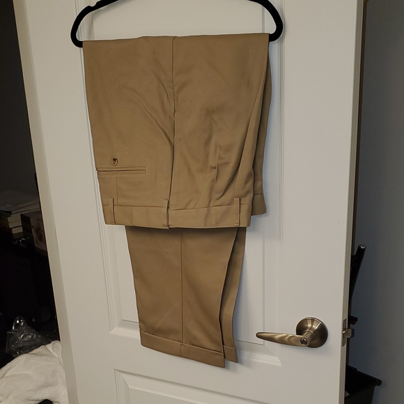 42 Waist US Chinos Khaki Pant Trousers - Picture 2 of 3